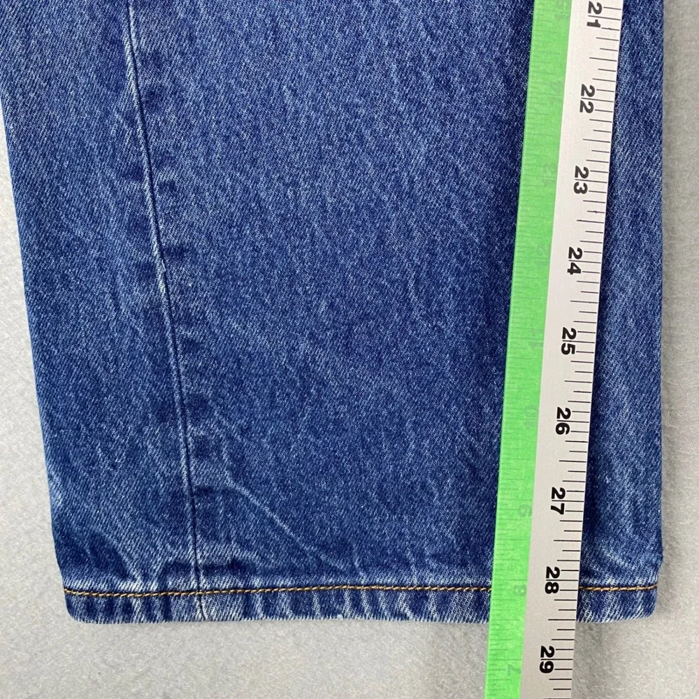 Levis 501 Original Straight Leg Button Fly Jeans Mens 38 Blue Medium‎ Wash